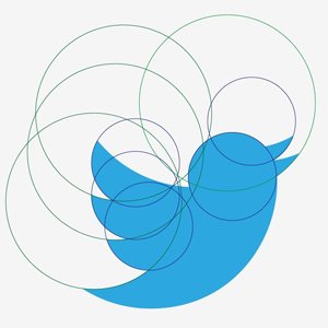 twitter の新ロゴデザインが美しすぎて調べてみたら、黄金比で構成され