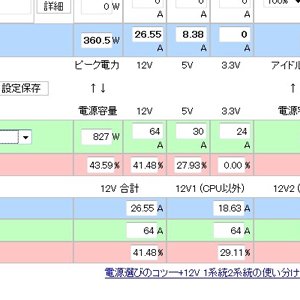 自作パソコンの電源管理や見直しなど、自分のＰＣがどのくらいの電力を消費しているのか皮算できるサイト