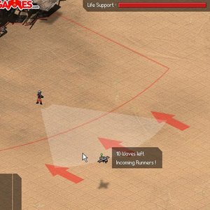 これは面白い！エイリアン侵略を阻止するカオスなFLASHゲーム”Desert Moon”をクリアしてみたよ