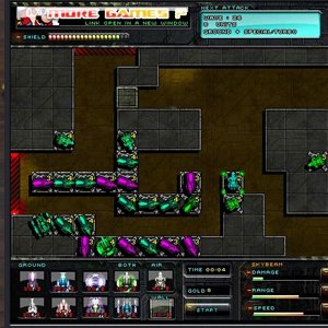 FLASHゲーム：ハマる激ムズ防衛ゲームのxeno tactic 2 をプレイしてみました。【動画あり】